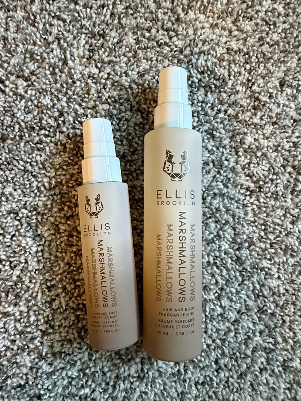 Ellis Brooklyn Marshmallows 1.69 oz and 3.38 oz bottles